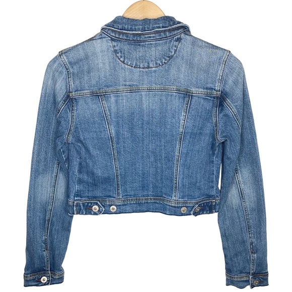 Miss Me Cropped Jean Jacket - Picture 2 of 8